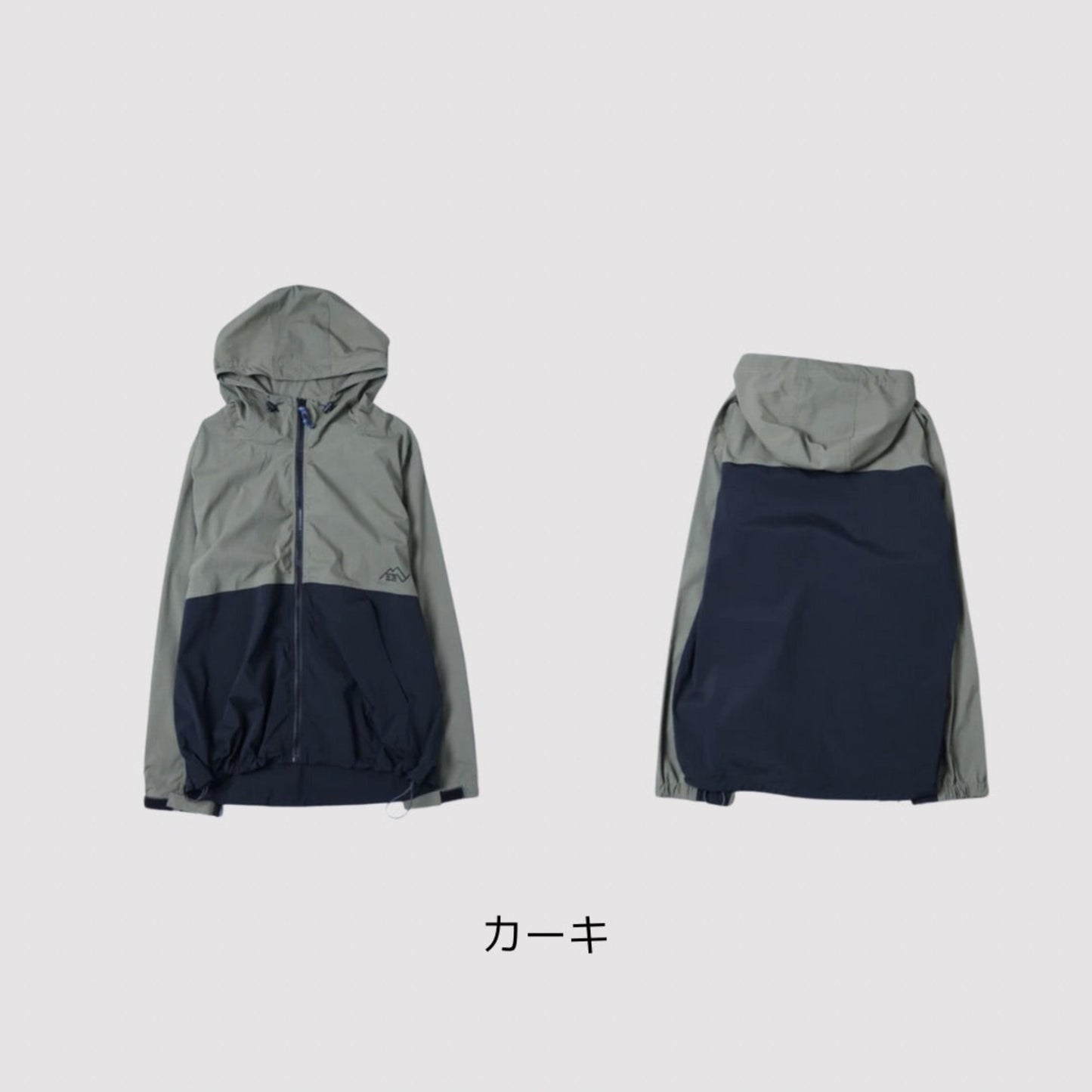 【再入荷】野外活動に、下校指導に。軽めに羽織る、ロールパーカー(フード有)