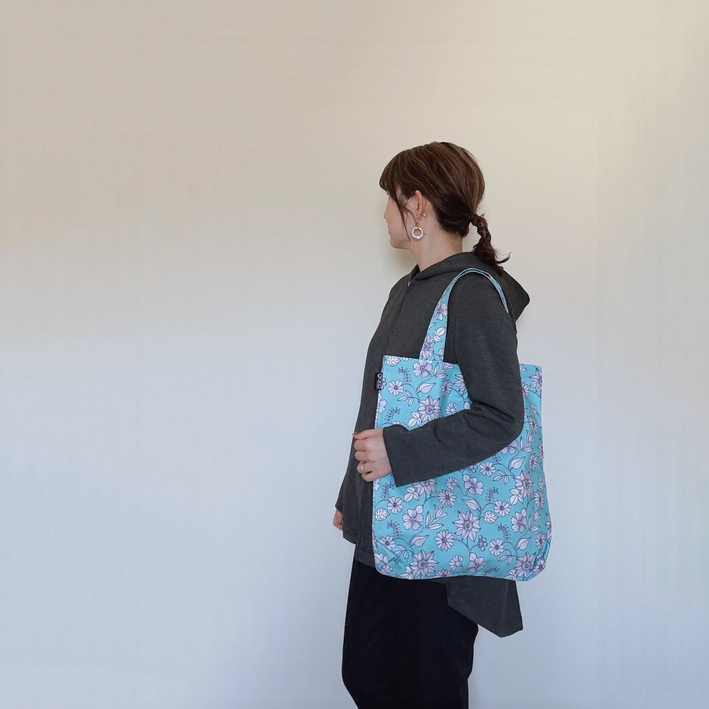 【独占新柄登場】【garb casaコラボ】3秒で着られる北欧柄の給食指導エプロン(男女兼用)