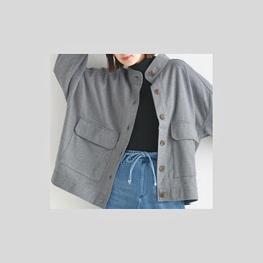 裏地有り♪ヘリンボーン柄アウター