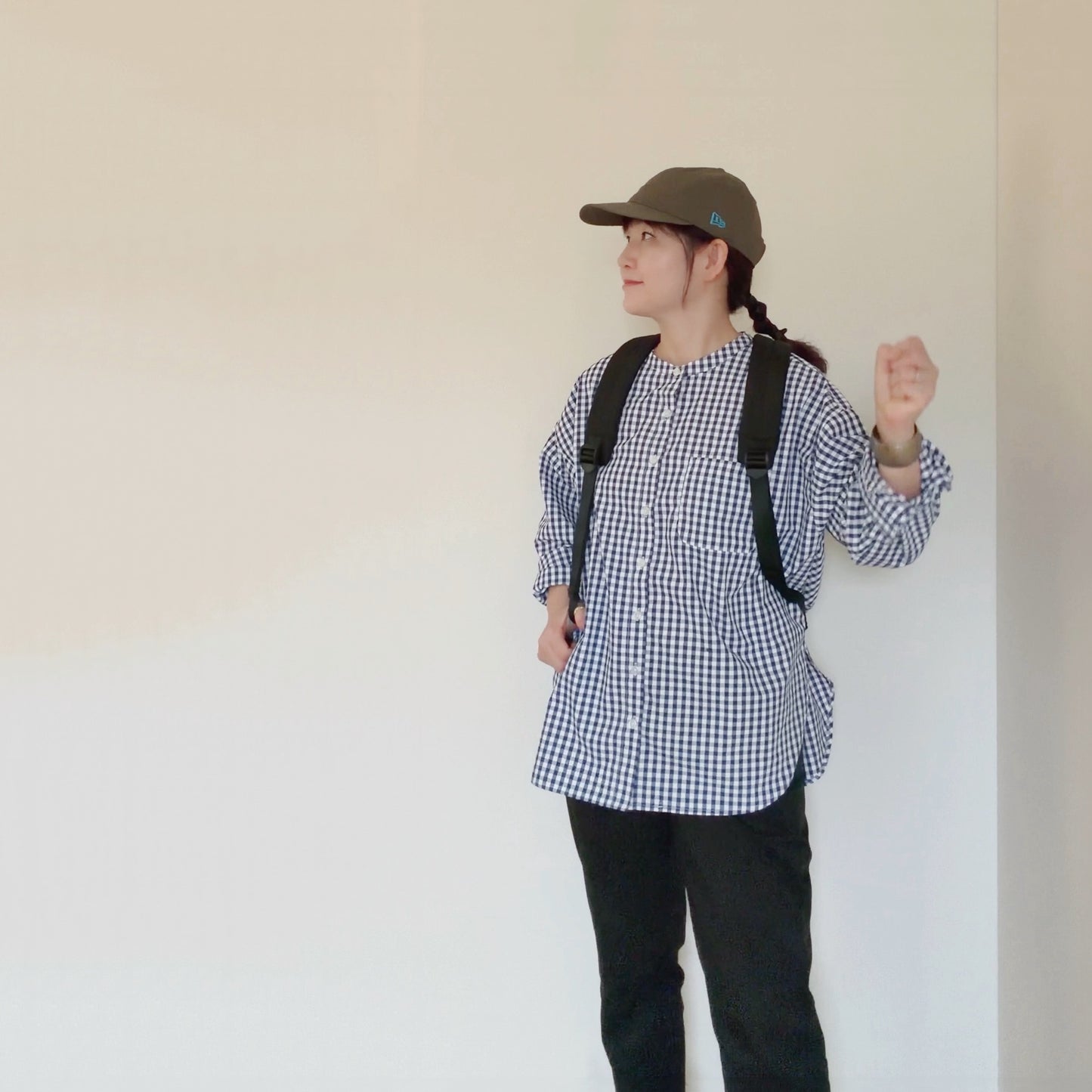 【新色登場】バンドカラーのテックコットンシャツ