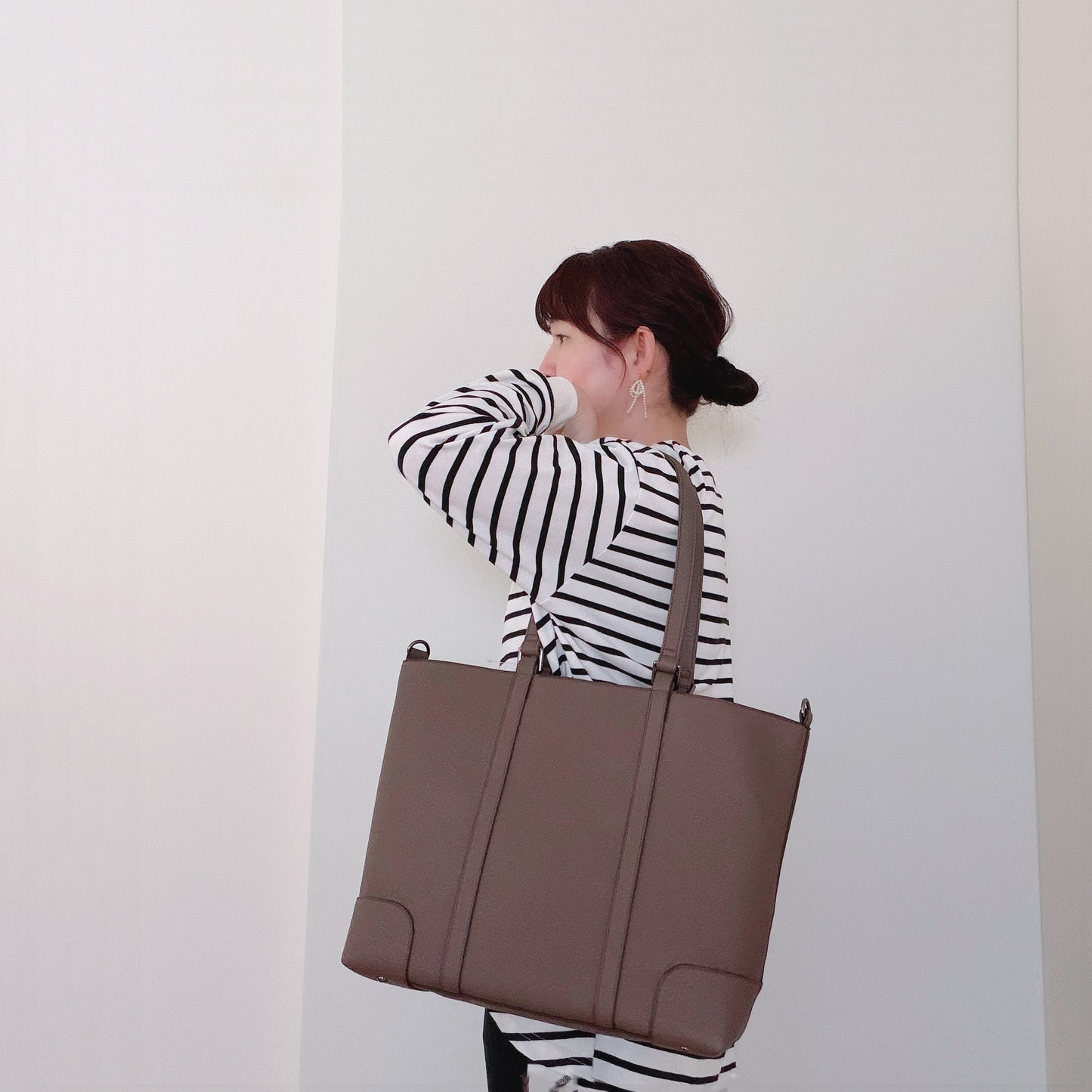 A4入るダブルハンドルで3wayな通勤バッグ