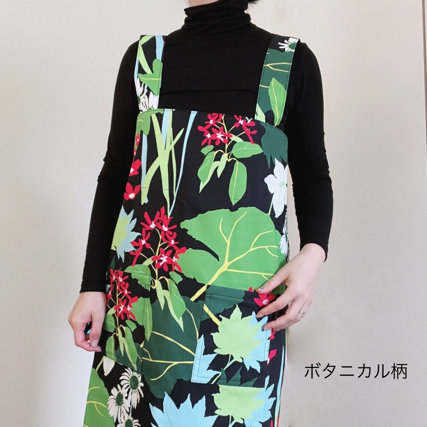 新柄登場♪【garb casaコラボ】3秒で着られる北欧柄の給食指導エプロン(男女兼用)