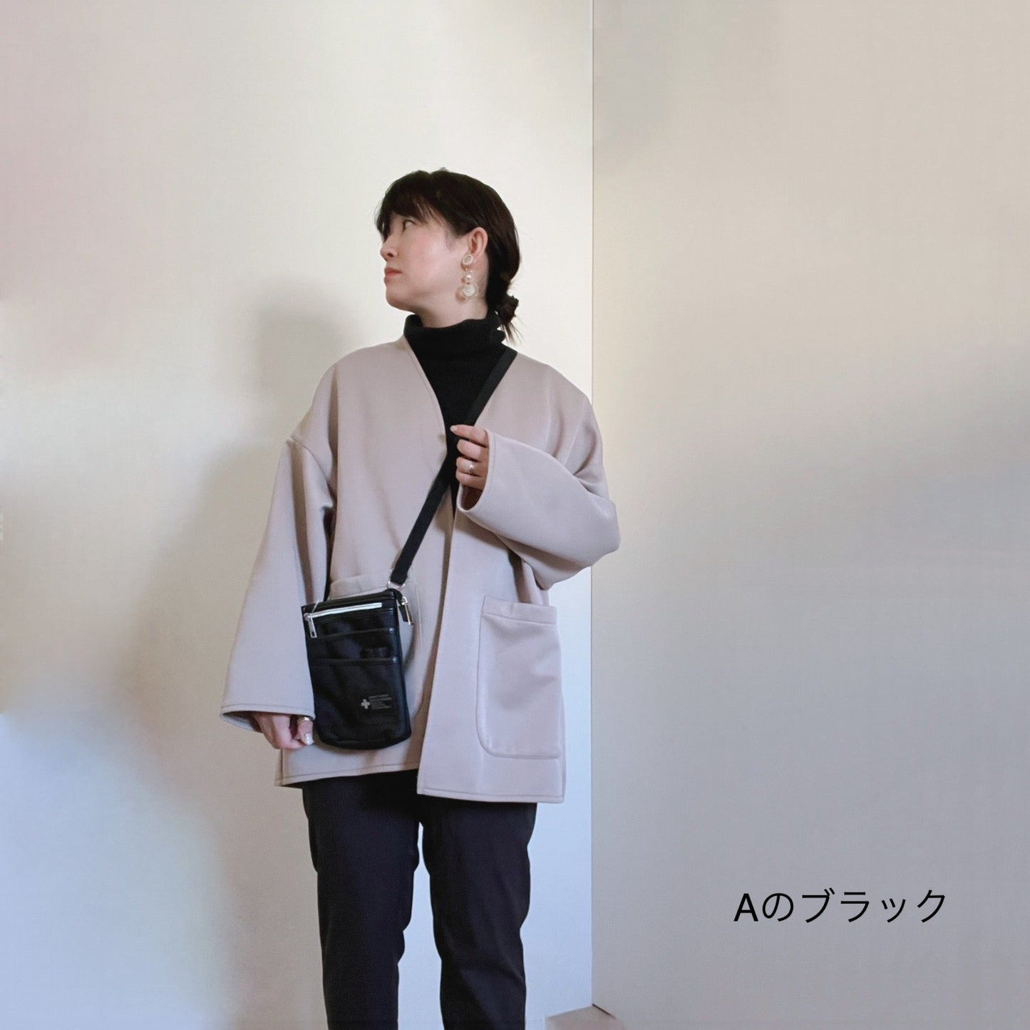 【再×3入荷】大きさ2種類、筆箱サコッシュ(オーガナイザー)