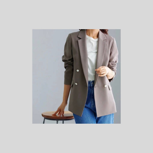 ウォッシャブルなダブルジャケット