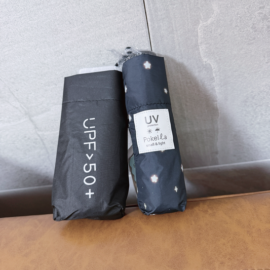 晴雨兼用の傘〜黒系で柄と無地と〜