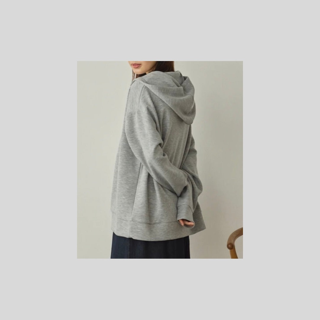 【再入荷&新色】ジップがゴールド、大人っぽパーカー