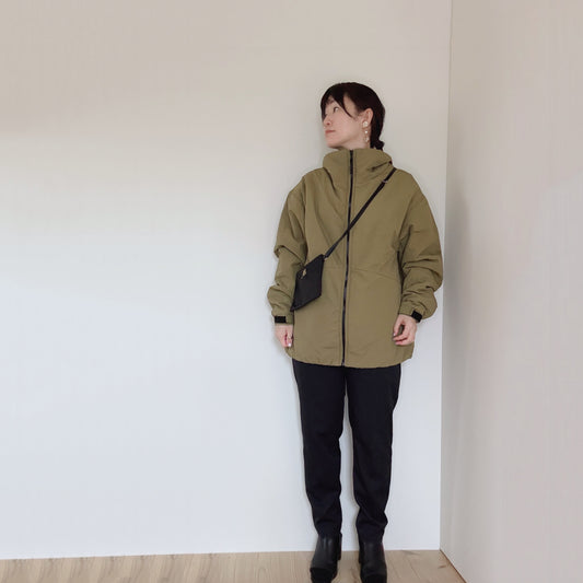 【再入荷】男子先生も!軽くてがばっと着られる中綿ブルゾン(撥水加工)