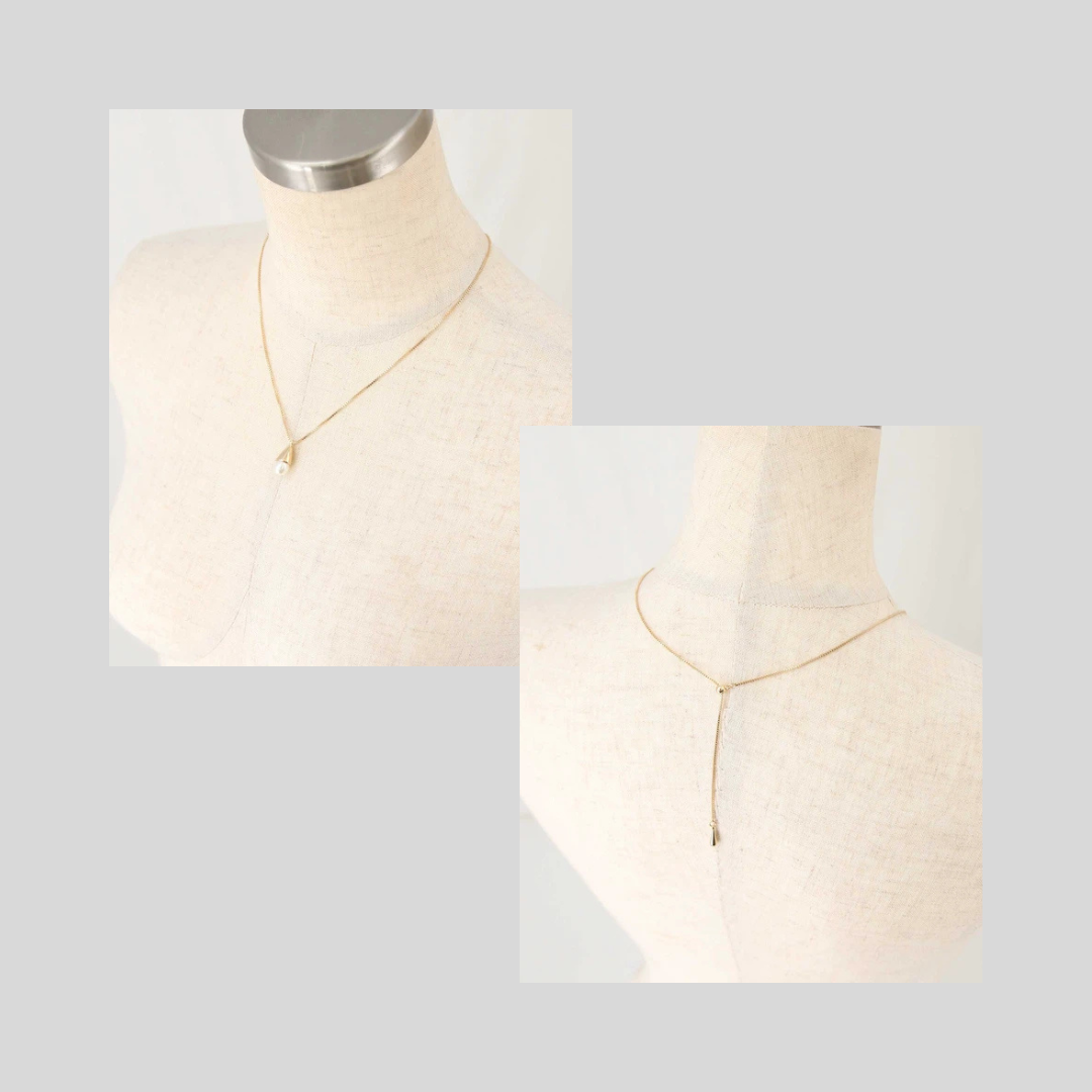 懇談にも♪ネックレスとブレスレットのコーデセット