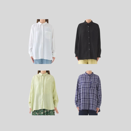 野外活動や遠足に♪ダブルガーゼが優しいシャツ(リールのチェックシャツもこちら)