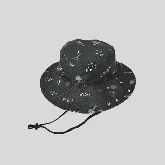 【再入荷】UVカット+撥水加工、機能いっぱい晴雨兼用の柄ハット