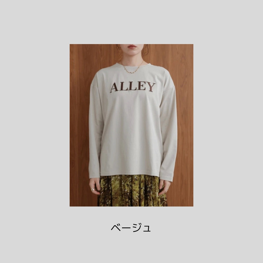 【新色登場】ちょっと秋テイストの立体ロゴロンT