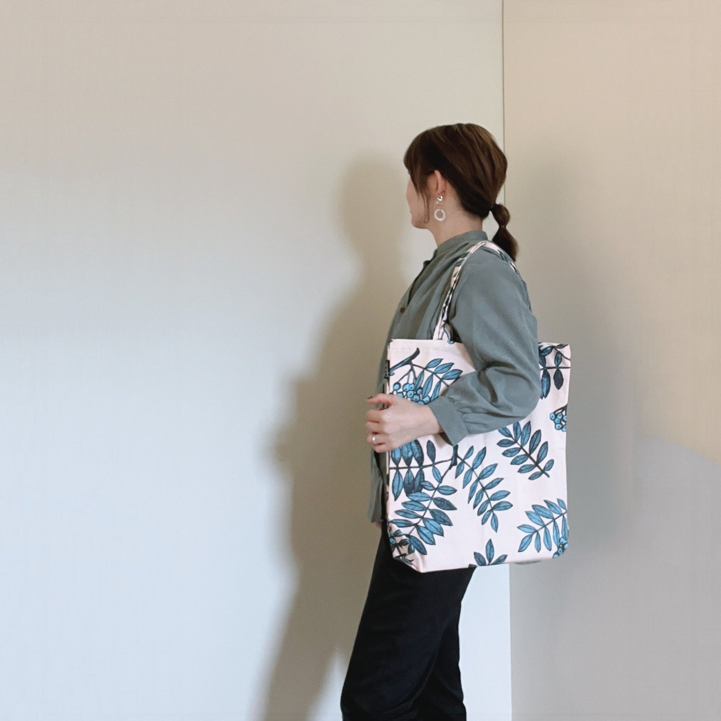 【独占新柄登場】【garb casa】北欧柄トートバッグ