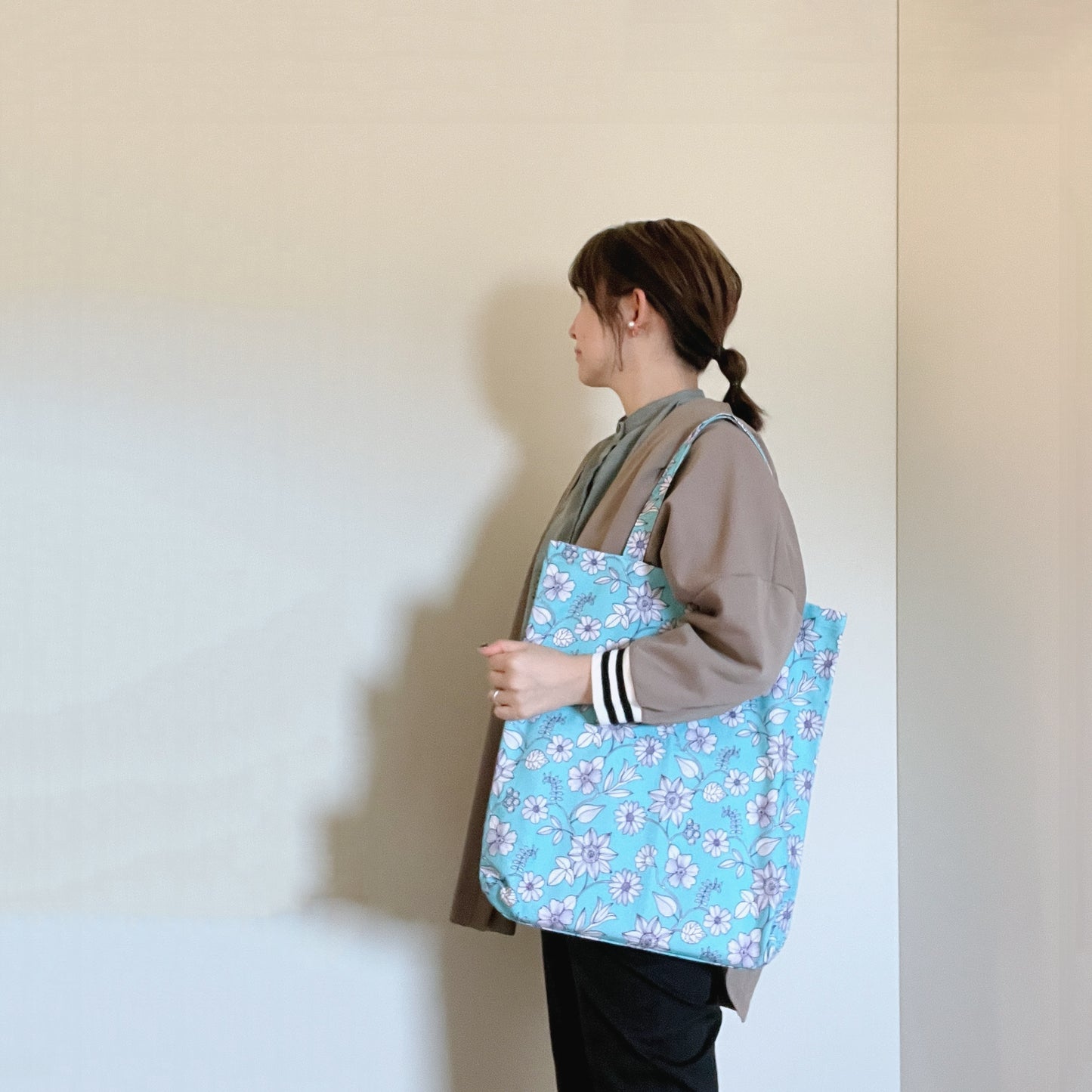 【独占新柄登場】【garb casa】北欧柄トートバッグ