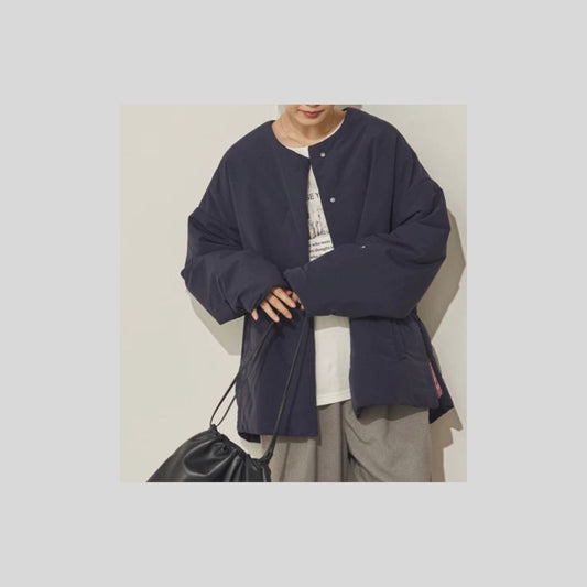 撥水加工のサイドジップブルゾン