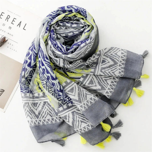 【再々入荷】プライベートでもきれいめの日の下校指導でも活躍するストール