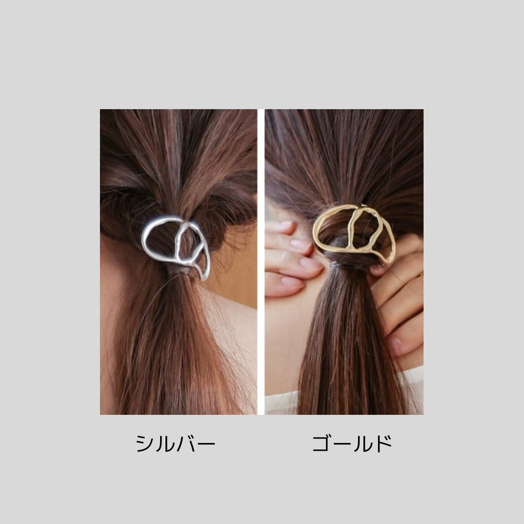 マットメタルでニュアンスあるヘアカフ