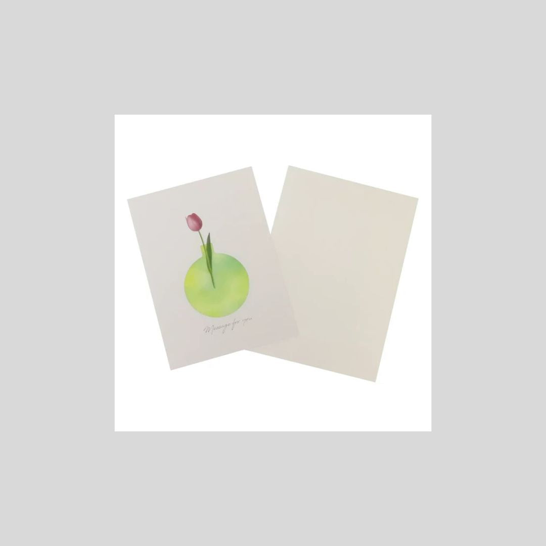 異動時や感謝のメッセージカード(郵便も可能なタイプ)