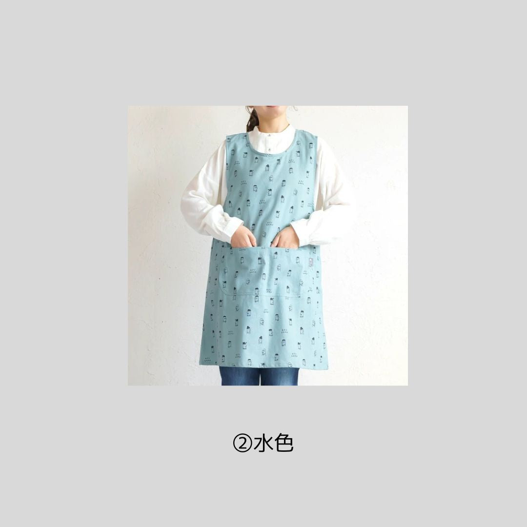 園の先生用タイプのエプロン