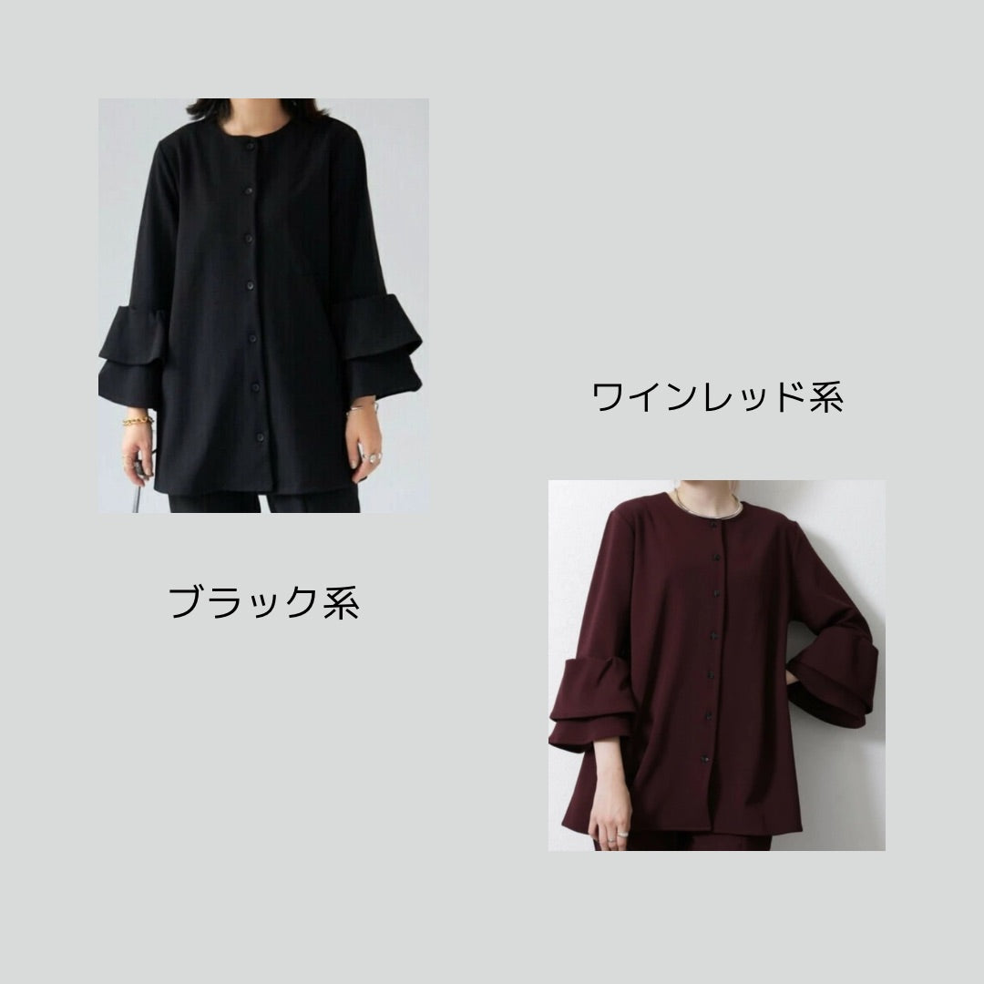 カーディガンとの間くらいの♪楽ちんもちっと軽ジャケット