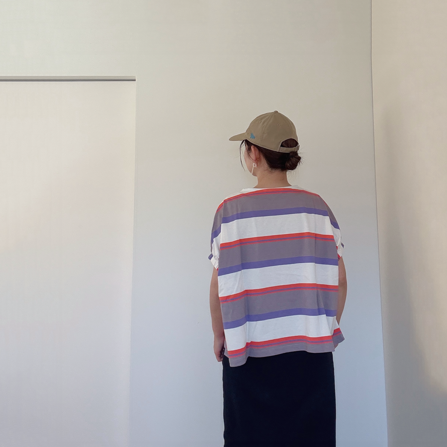 元気出るカラーのボーダーTシャツ