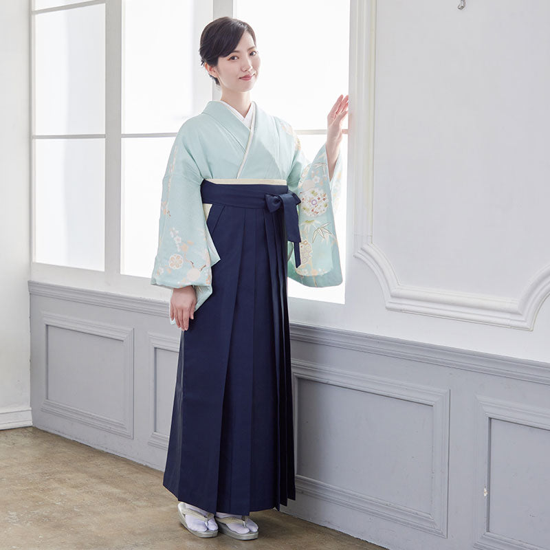 【呉服屋さんコラボ】卒業式の袴&着物の似合わせコース(一式のレンタル)