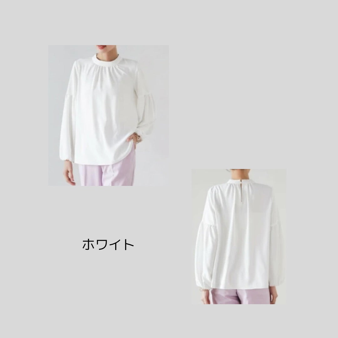 【再入荷】腕まくりして着られるブラウス