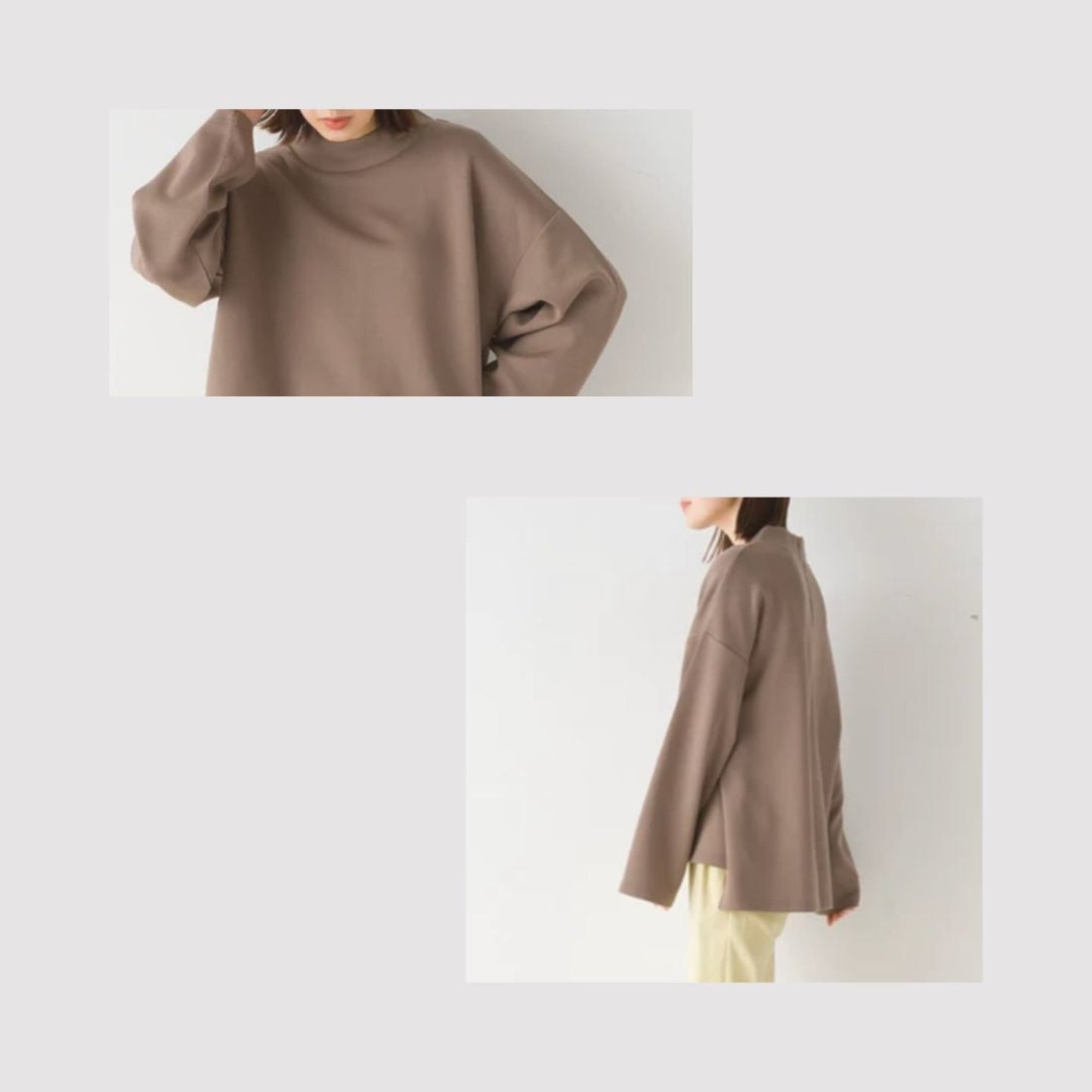 【アイボリー再入荷】ぷるんとした高見え素材の着替えやすいプルオーバー