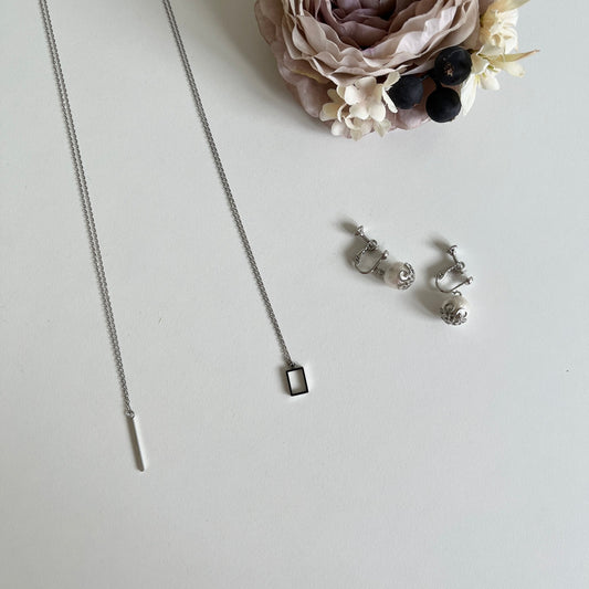 ステンレスのネックレス