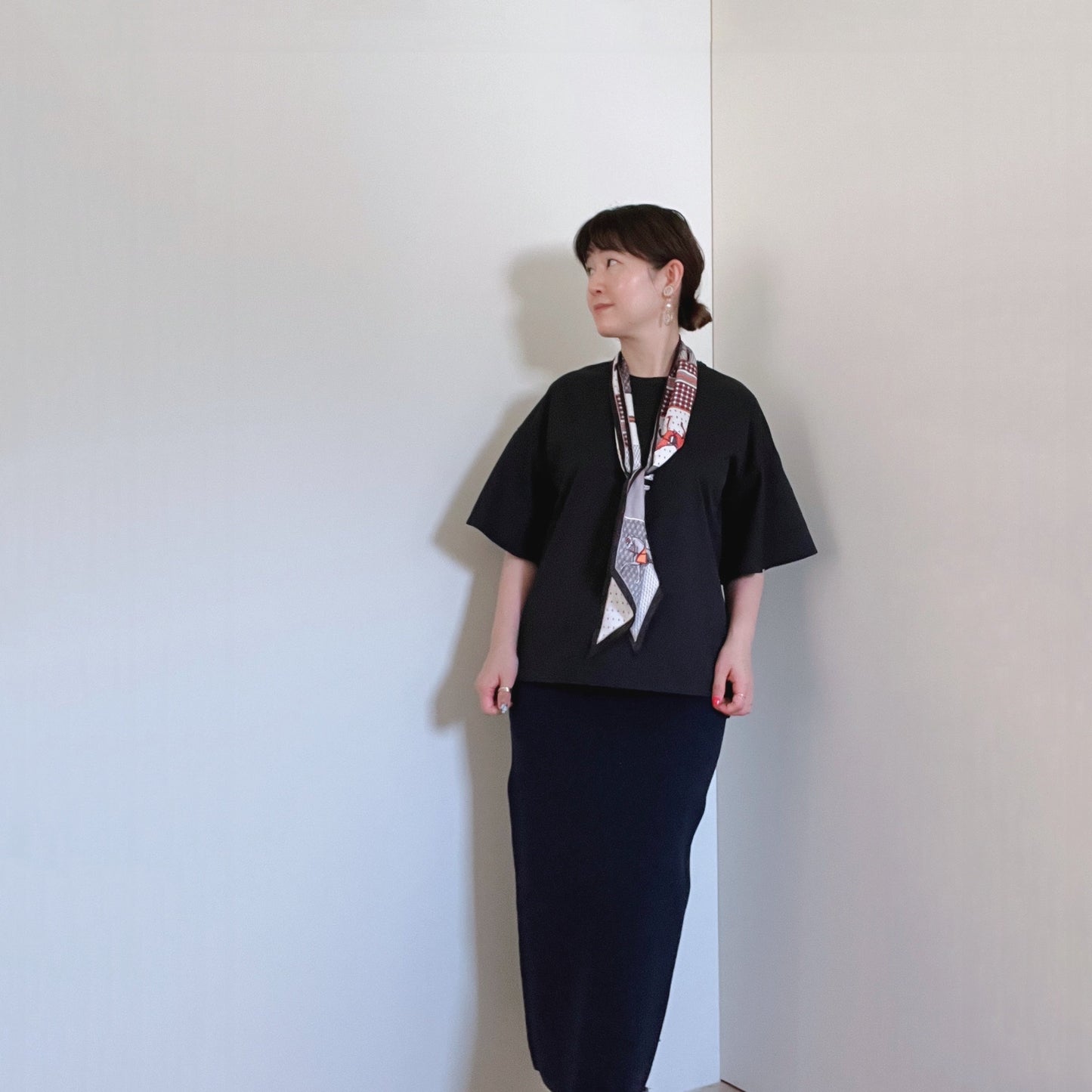 【WWSコラボ第二弾】センセイスーツのスピンオフ?!セットアップになるブラウス&スカート ~芯と華と伸びのある人~