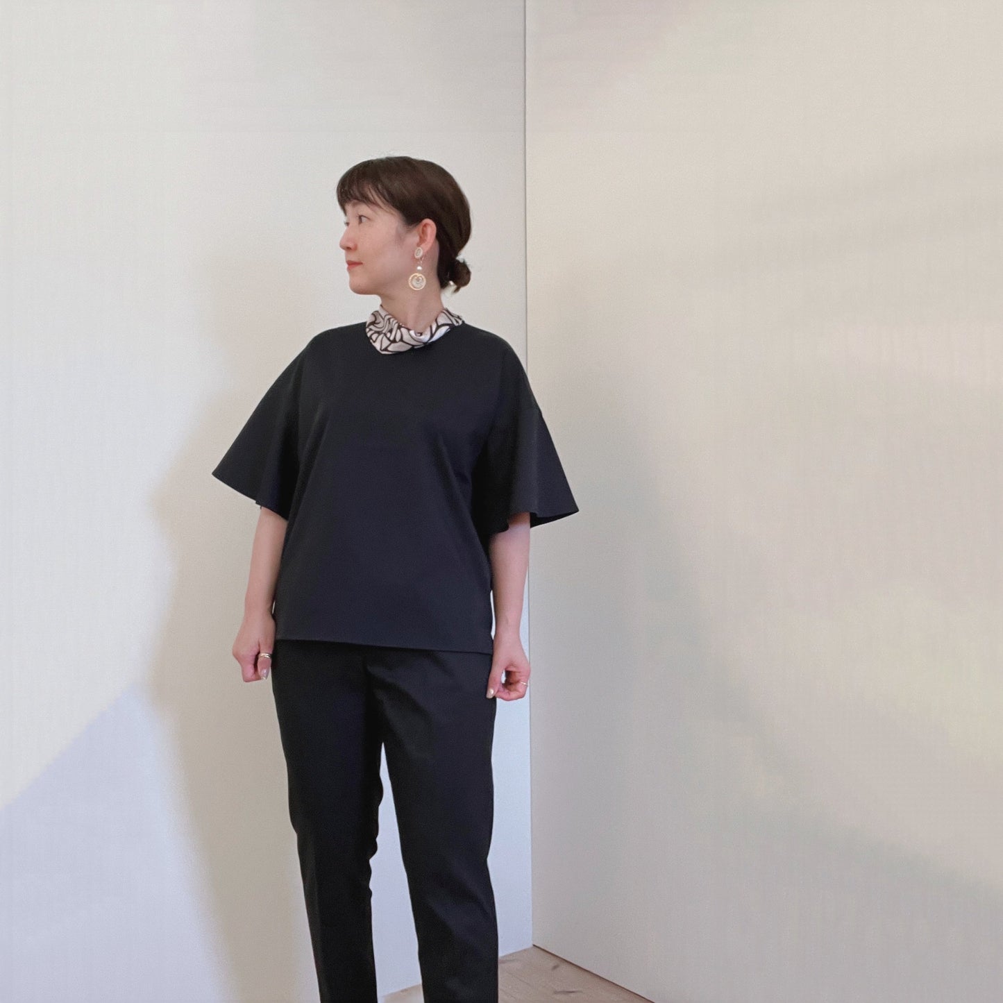 【WWSコラボ第二弾】センセイスーツのスピンオフ?!セットアップになるブラウス&スカート ~芯と華と伸びのある人~