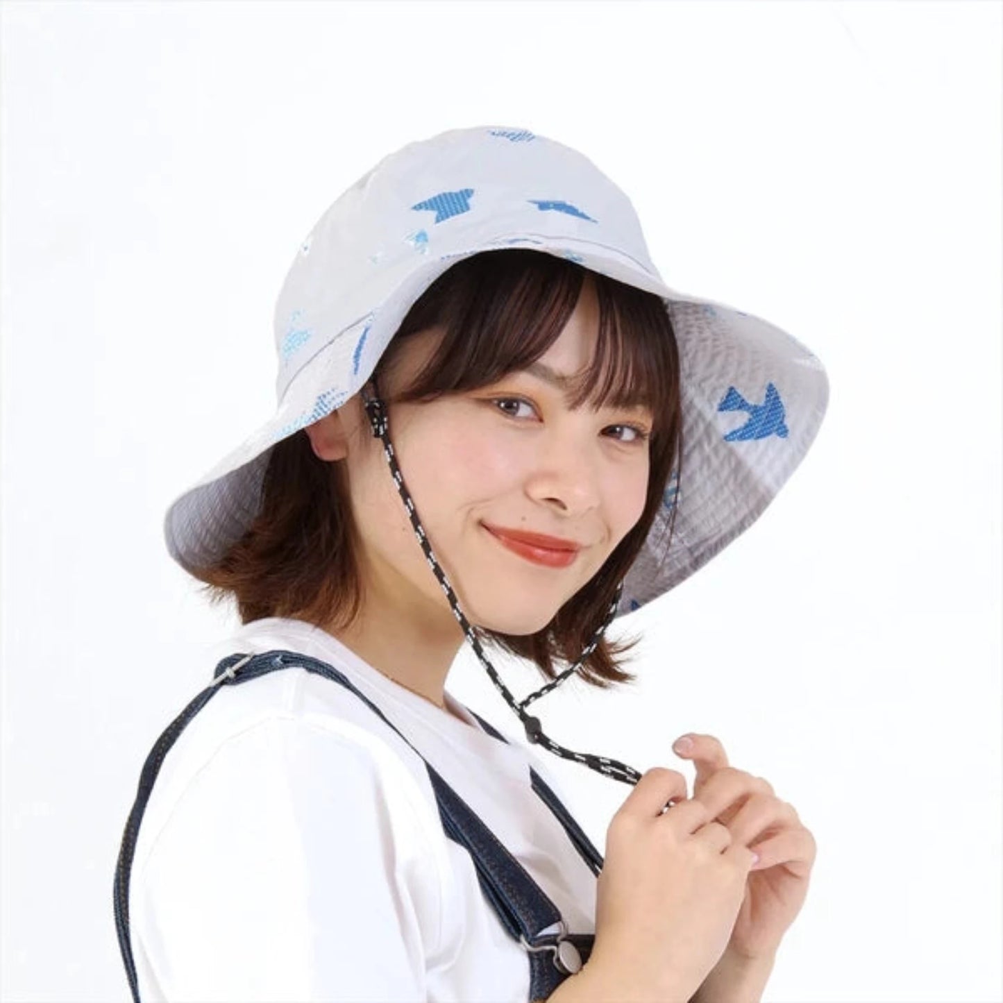 UVカット+撥水加工の森柄&鳥柄ハット