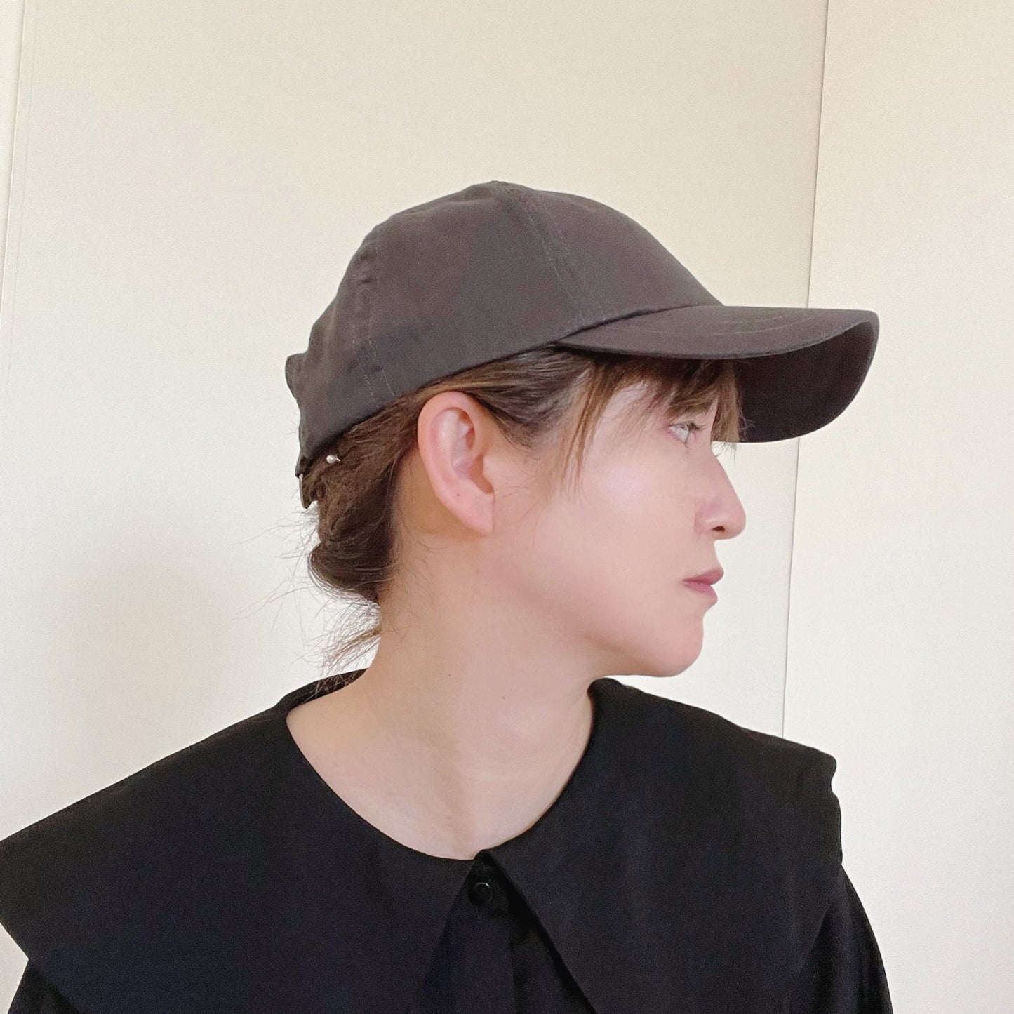 【再入荷】くすみカラーのリネンキャップ
