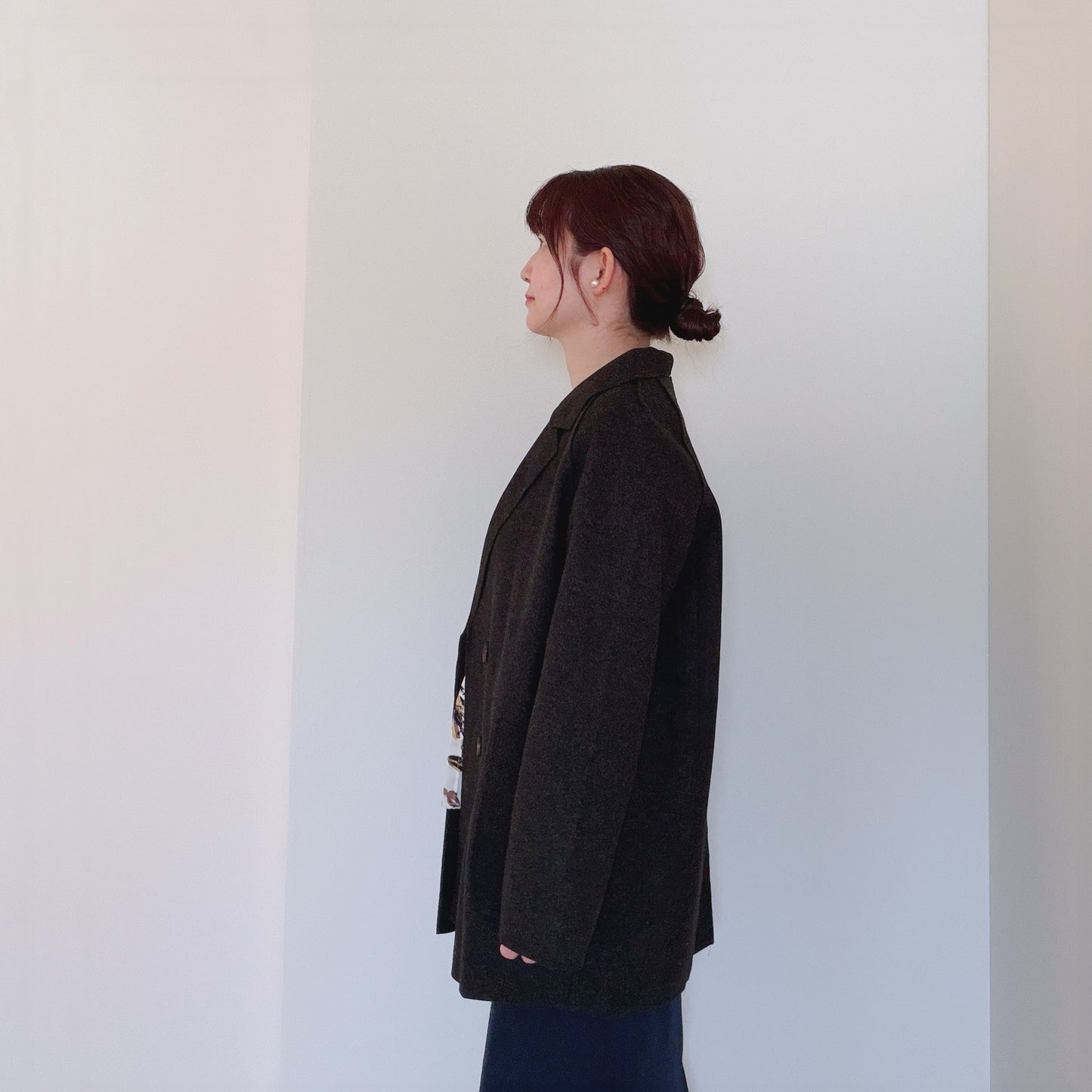 【ブラック系再入荷】カーディガンのように羽織れるジャケット
