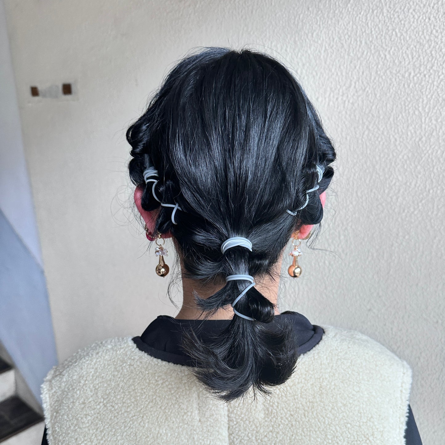 くくりやすくてどこかかわいい、シリコンのヘアゴム