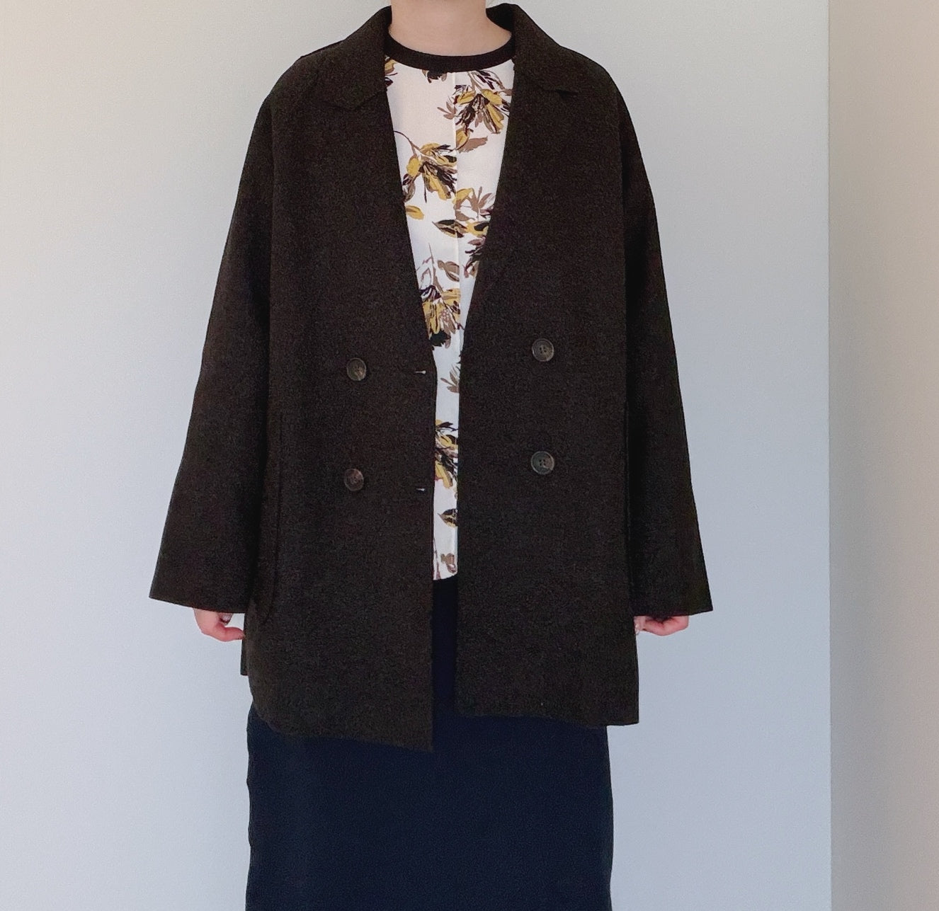 【ブラック系再入荷】カーディガンのように羽織れるジャケット