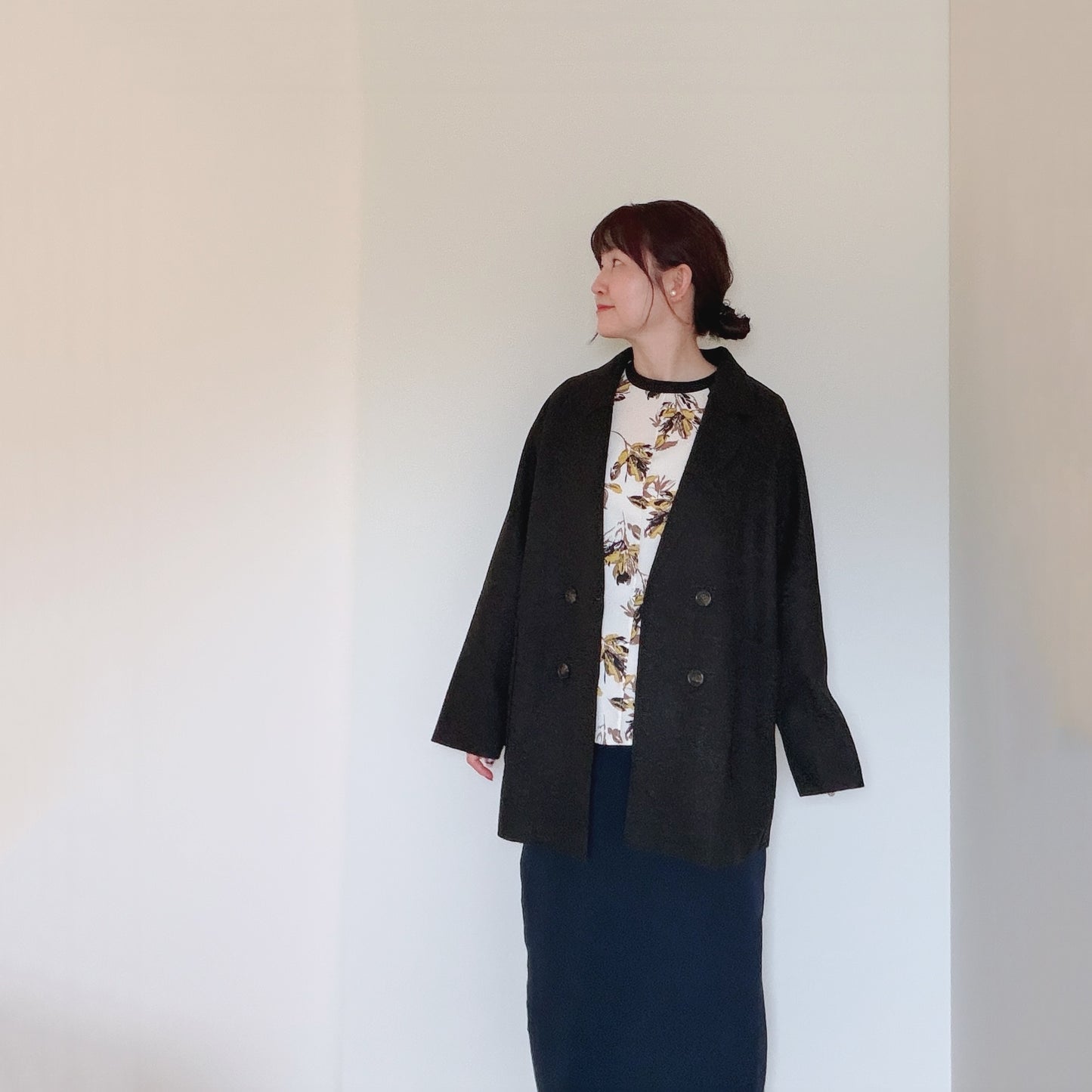 【ブラック系再入荷】カーディガンのように羽織れるジャケット