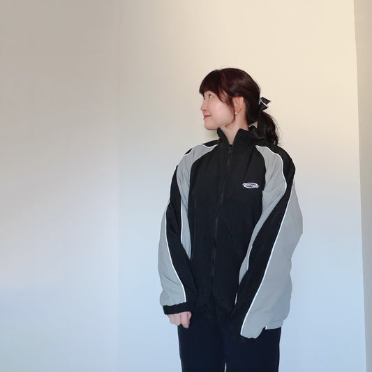 【再々入荷】裏が微フリースのあったかトラックジャケット