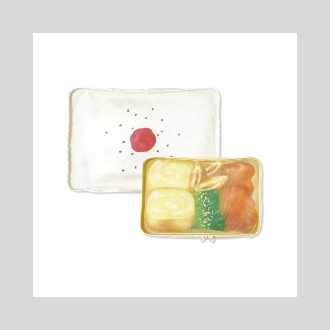 春休みの楽しみ用⁈お弁当みたいになるポーチ＆巾着5点セット