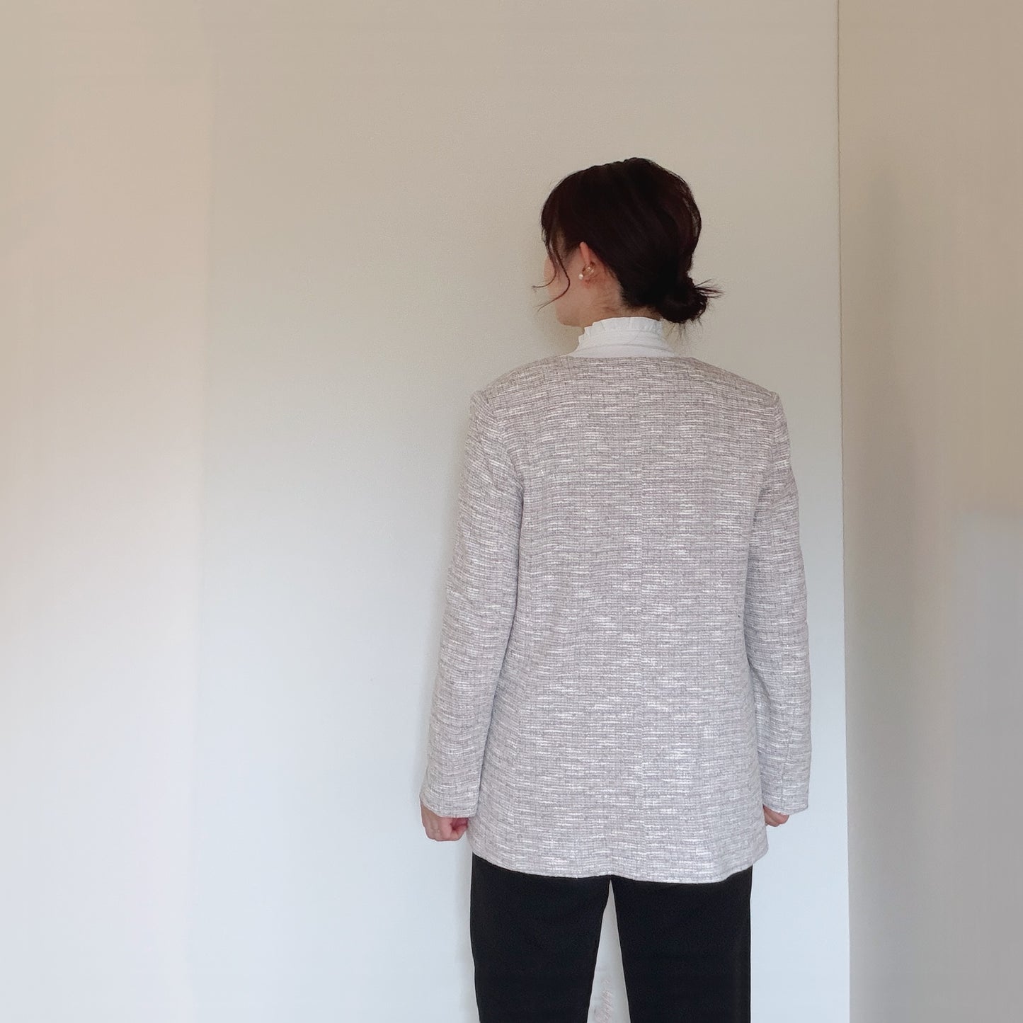 （ご予約期間終了）【センセイカプセルオリジナル】入学式にも懇談にもokなツイードジャケット