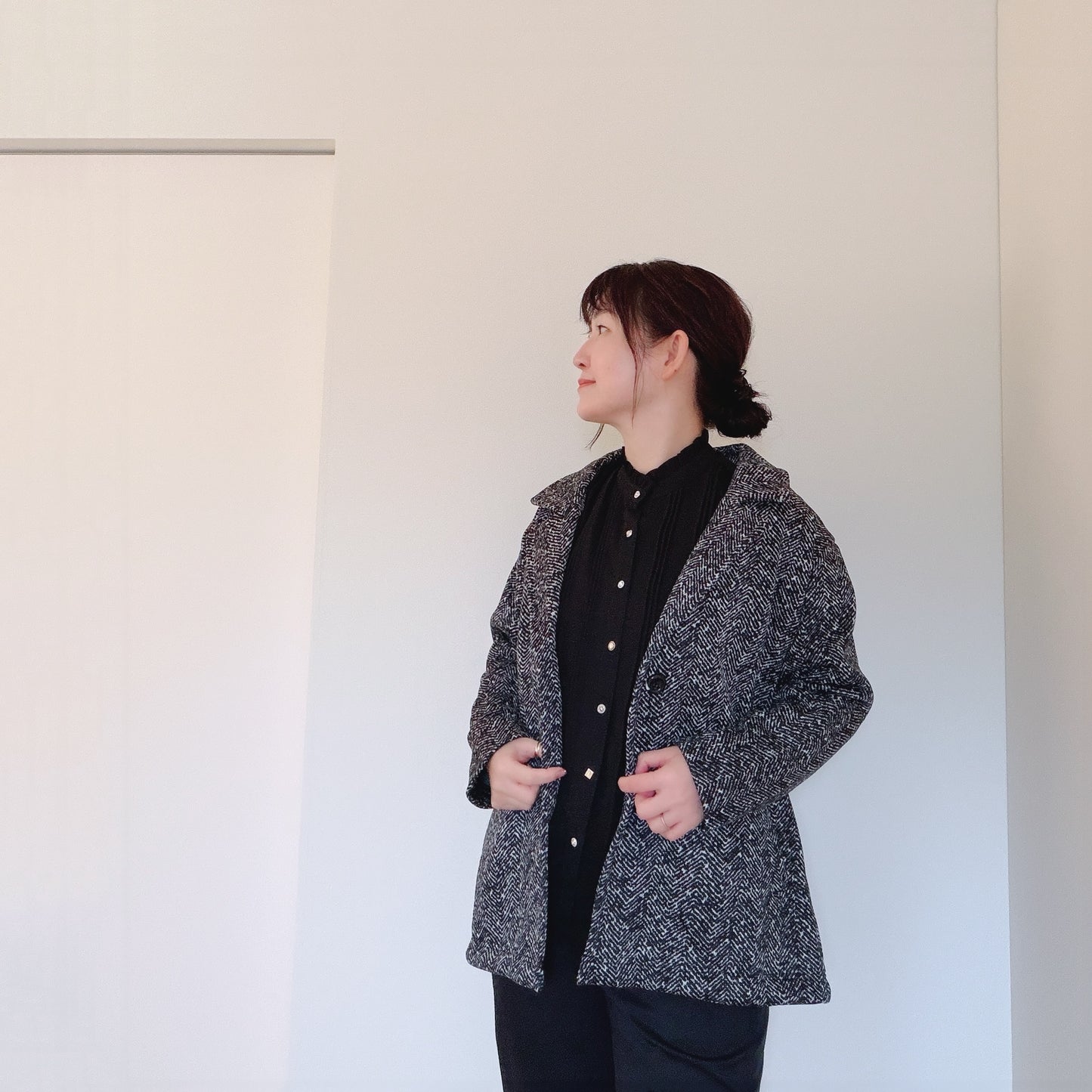 裏起毛なのにとても軽量なジャケット