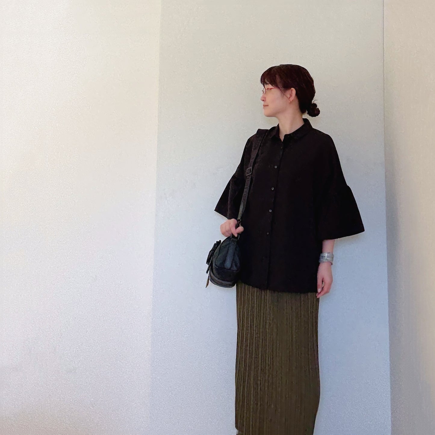 【完売カラー再入荷】万能プリーツスカート（セルフカット可能）