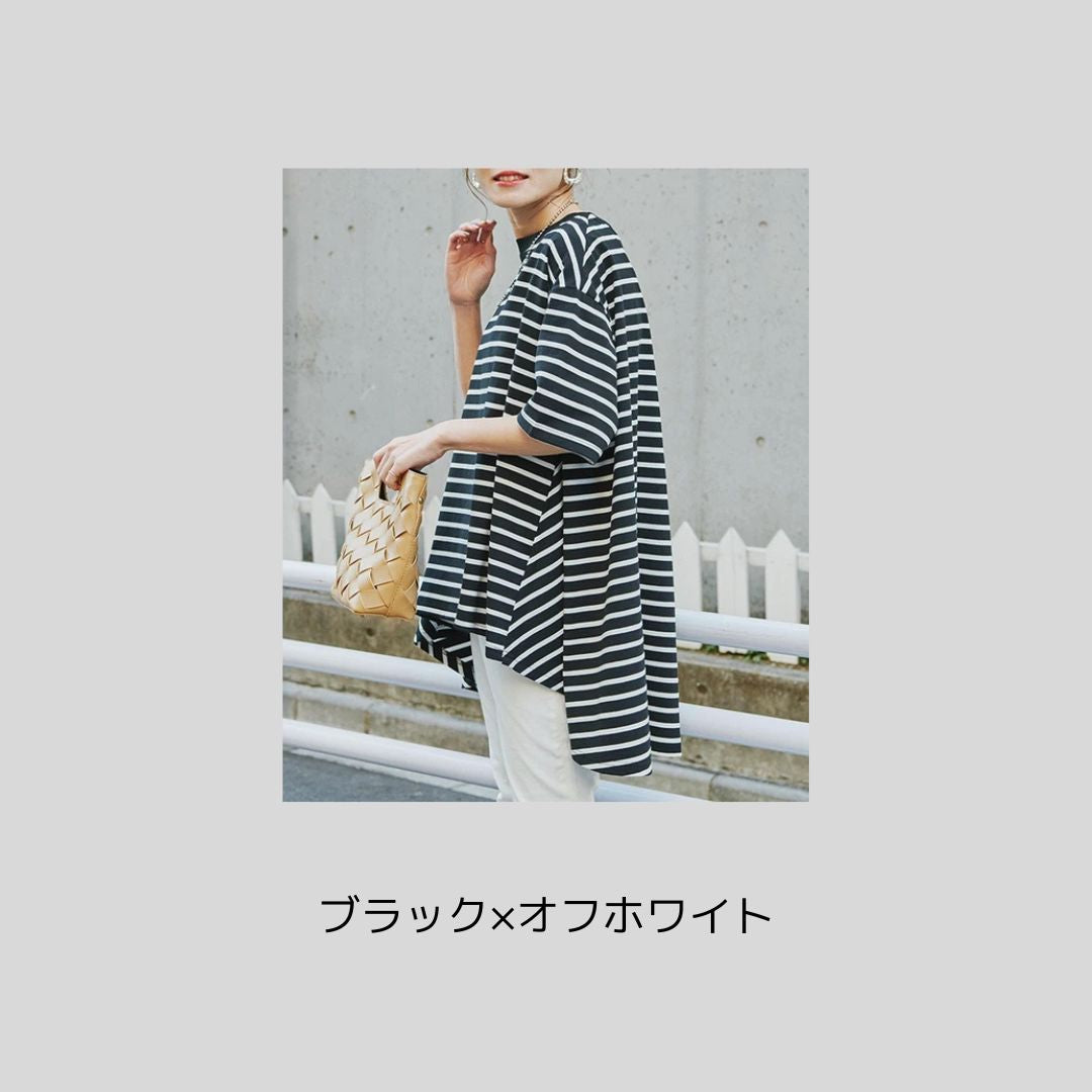 【今年も入荷】揺れがかわいいカットソー (半袖バージョン)