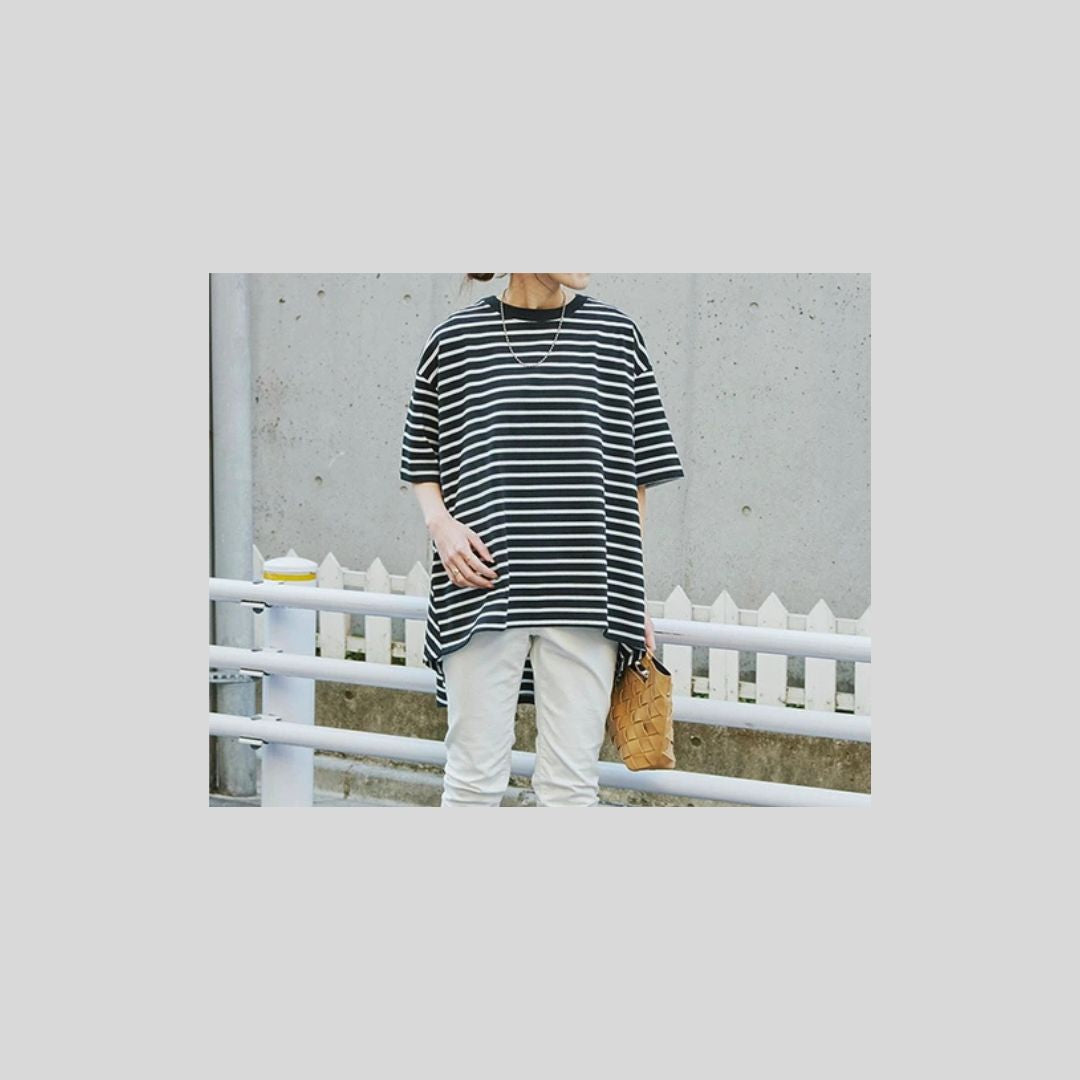 【今年も入荷】揺れがかわいいカットソー (半袖バージョン)