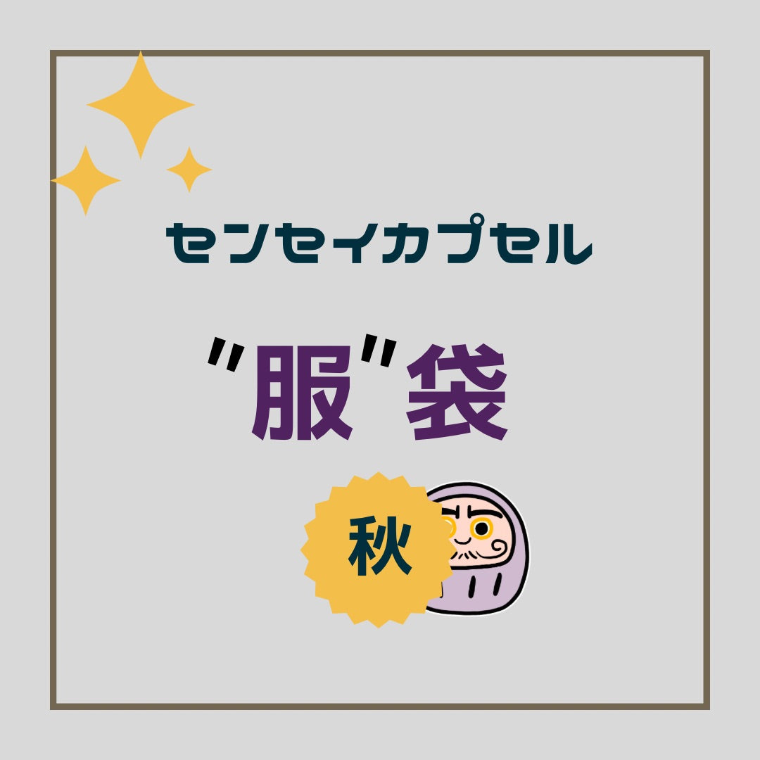 秋のコーデの ” 服袋 ”