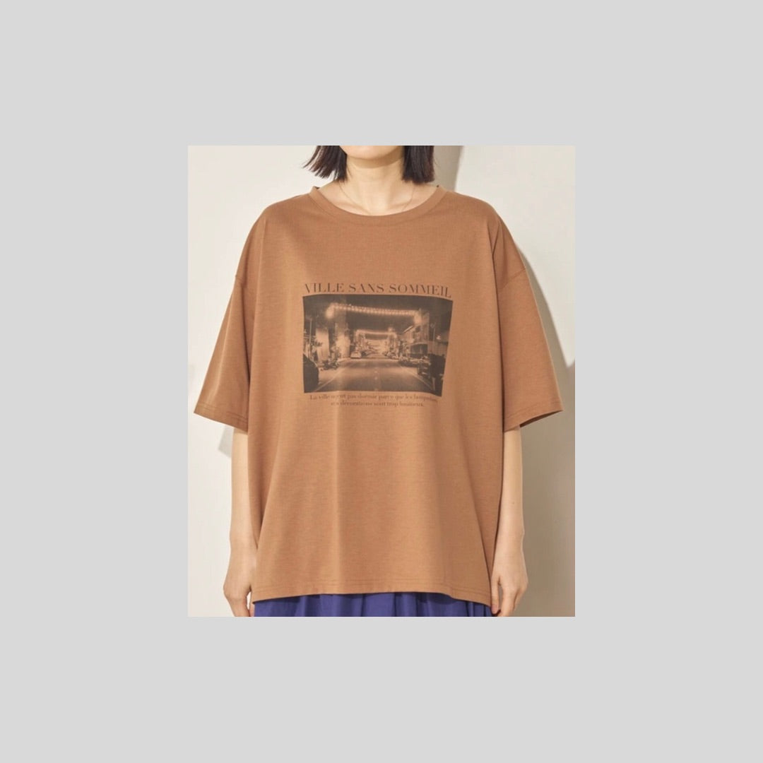 汗染み防止機能のプリントTシャツ