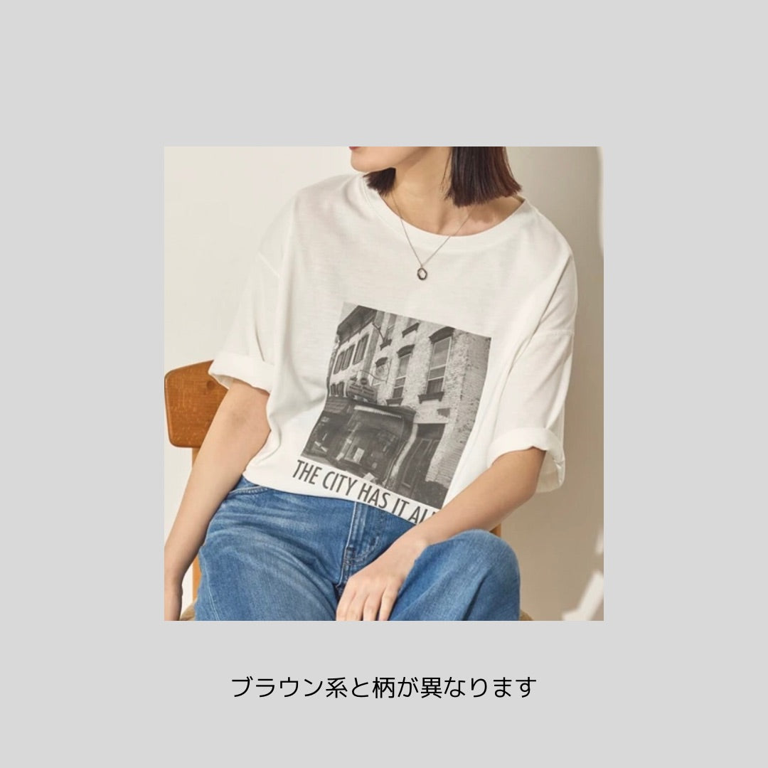 汗染み防止機能のプリントTシャツ