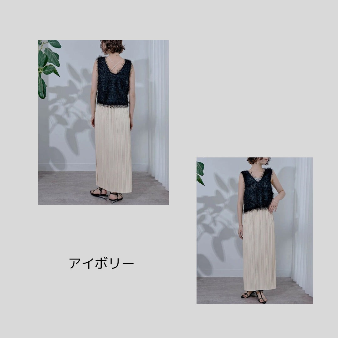 【再入荷】万能プリーツスカート（セルフカット可能）