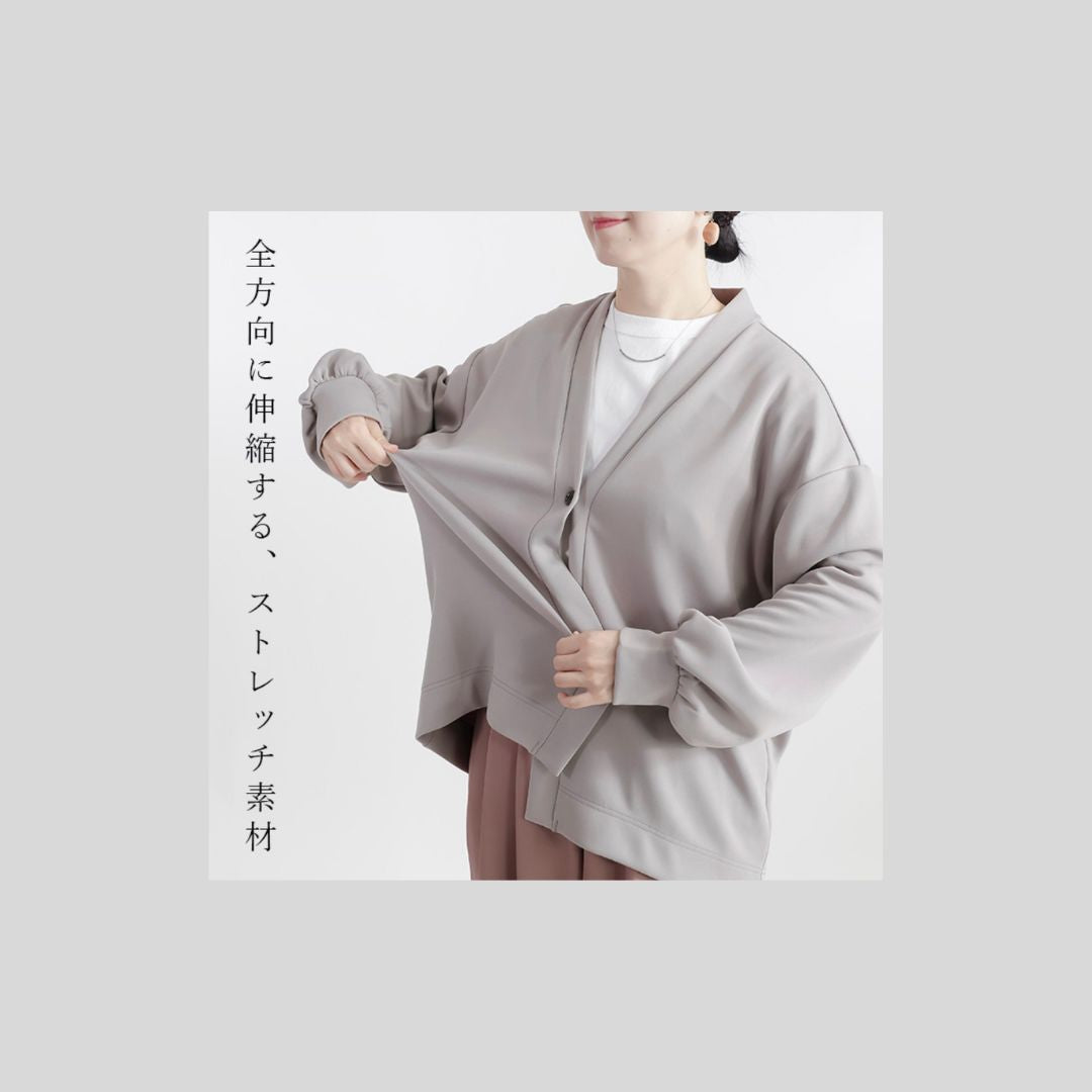 【再々入荷&新色】背中にチュールのカーディガン