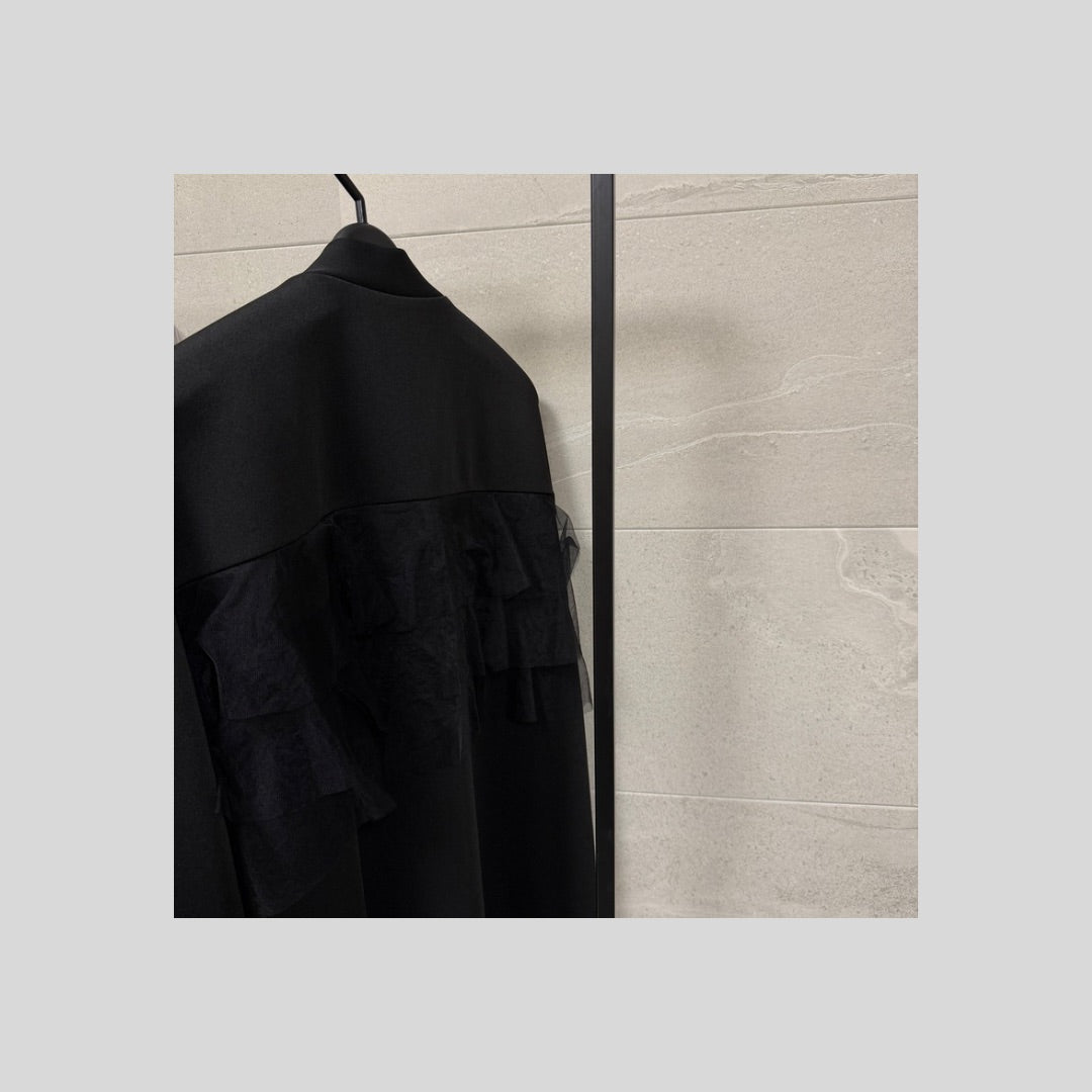 【再々入荷&新色】背中にチュールのカーディガン