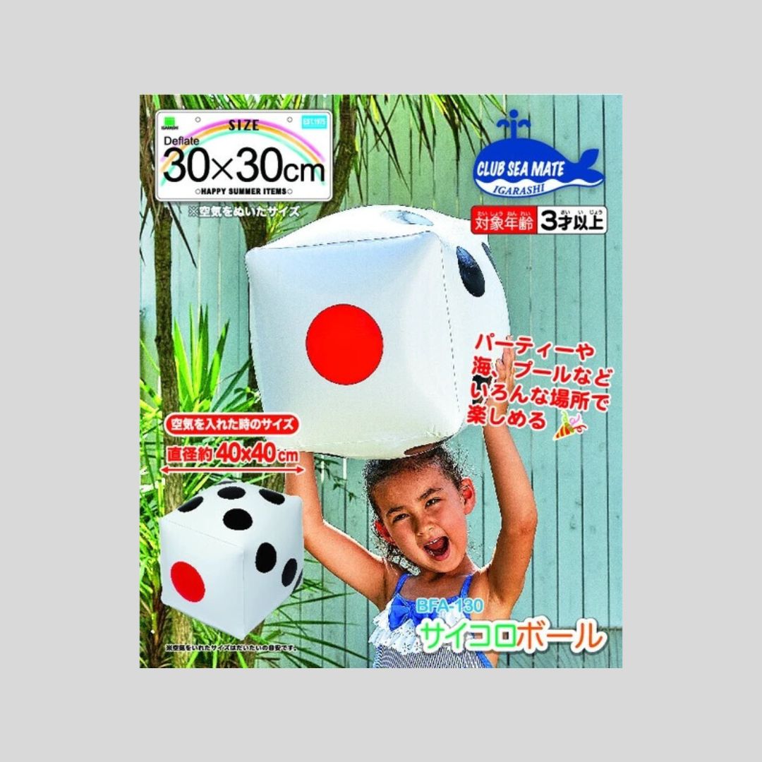本来は水遊び用だけど学級活動に♪のサイコロ 〜夏休みはご家庭で〜